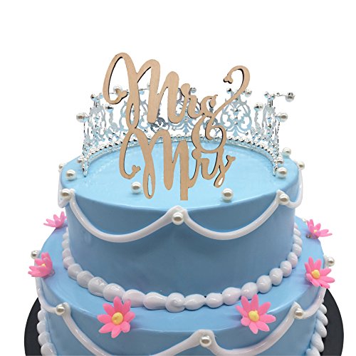 Topper decorativo per torta, decorazione per torta e feste, a forma di albero di cocco, confezione da 10 pezzi, marchio: Ainxin Topper-Mr&Mrs