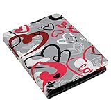 Buena calidad E-Vitta Booklet - Funda para lector de eBooks de 6\", diseño Crazy Hearts