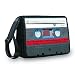 Produktbild MySleeveDesign Messenger Bag Laptoptasche Notebooktasche mit Tragegurt - Tasche für Laptop & Notebook der Größen 13,3 Zoll / 14 Zoll / 15,6 Zoll / 17,3 Zoll - VERSCH. Designs - Cassette - 15
