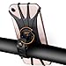 Produktbild Handyhalterung Fahrrad, tronisky Handy Fahrradhalterung für iPhone X/8/7/6/6s Plus, Samsung Galaxy & Allen Handy mit 4-6 Zoll, Universal Silikon Verstellbarer Handyhalter für Fahrrad Motorrad, 360°Rotation