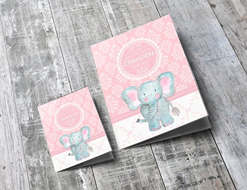 U-Heft Hülle SET rosa Little Lady Untersuchungsheft & Impfpasshülle personalisierbar - 7