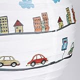 MIA Light Auto Papier Kugel Hänge Leuchte Ø400mm/ Kinder/ Blau/ Pendel Lampe Hängelampe Hängeleuchte Kinderlampe Kinderleuchte Kinderzimmer Kinderzimmerbeleuchtung Kinderzimmerlampe Kinderzimmerleuchte Papierkugel Papierlampe Papierleuchte Pendellampe Pendelleuchte - 5