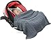 Wallaboo Baby Blanket Noa, 100% Organic Cotton, For Pram, Car Seat, Moses Basket, Crib,  Size 90 x 70 cm, Color: Grey