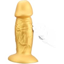Giant XXL Dildo, Golden Silicone Dildo, Realistic Dildos with ...