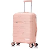 1990s Large Expandable Suitcase Polypropylene 75 cm for 25 kg (117L)| Semi-Rigid Expandable Suitcase with 4 Swivel Wheels and