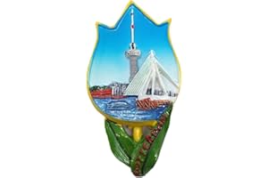 MUYU MAGNET Rotterdam Holandia Holandia 3D magnes na lodówkę pamiątka turystyczna kolekcja prezentów dekoracja domu i kuchni naklejka magnetyczna Rotterdam magnes na lodówkę