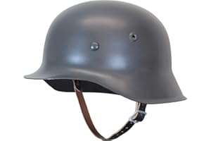 MEYLEE Reproduktion WW2 deutsche Armee M35 STAHLHELM mit Leder Liner & Kinnriemen