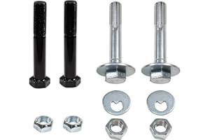 VHEUHZ 2x Exzenterschraube Schrauben Satz Querlenker vorne 701407397C + 2x N90534002 Radaufhängungen Schraube Unterlegscheibe M14x1.5x90 kompatibel mit VW Transporter IV T4