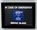 Produktbild In Case Of Emergency Break Glass Durex Condom Encased Frame - Novelty Gift by Acrylics