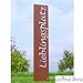 prima terra 'Lieblingsplatz' Gartenstele Edelrost Stele Dekoration Gartendekoration Deko Garten H=120cm B=20cm