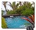 Produktbild tropischen Dschungel Spa Whirlpool in Vegetation Blick auf Hawaii Strand auf Big Island Mauspad, Mousepad (Strände Maus Pad)