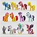 Produktbild Little Pony Kuchen, Topper (12 Stück) Scherbenwelt: Geburtstag Party Dekoration für Kinder, Pony Figuren für Jungen und Mädchen, bunt, Pferd Spielzeug für Cupcakes, Cute Pony Ornaments