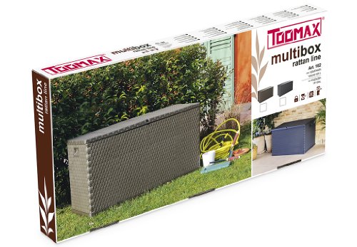 Toomax Kissenbox Multibox Rattan 420, Schwarz - 2