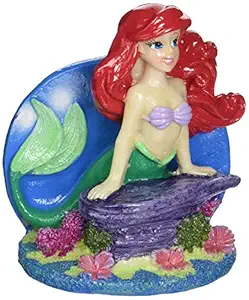Penn Plax Lmr6 Little Mermaid Ariel Stretching Fish Aquarium Ornament Medium