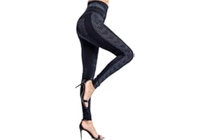 Fliegend Legging Jeggings pour femme - Aspect jean - Grandes tailles - Élastique - Skinny - Pantalon long