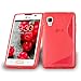 Produktbild Cadorabo DE-105424 LG Optimus L4 II (2. Gen.) Handyhülle aus flexiblem TPU Silikon im S-Line Design Rot