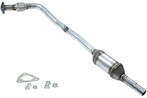 ECD Germany Kat-093 Catalizador filtro de Partículas Gasolina - incluye kit de montaje para coches - Filtro de partículas Hollín sistema de escape - Longitud [mm]: 1260 - Peso 4 Kg certificado de homologación (E-103 R)