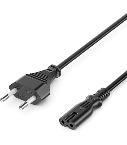 Cable BeMatik eléctrico US NEMA-1-15P a IEC-60320-C7 de 1.8m negro Cable BeMatik eléctrico US NEMA-1-15P a IEC-60320-C7 de 1.8m negro