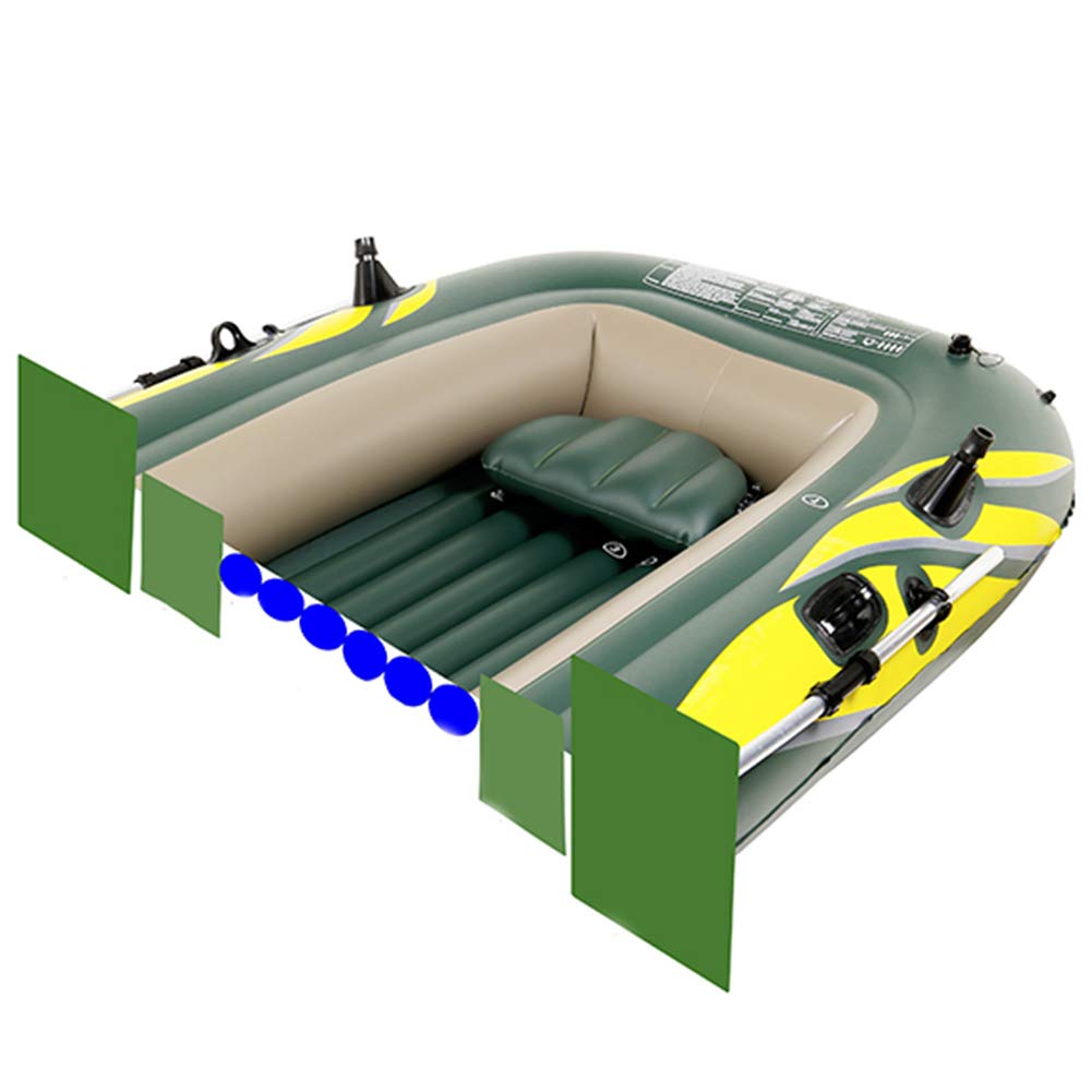 BOATb-Schlauchboot-Max-Gewicht-350-Kg-Komplettes-Set-Mit-Paddelpumpe-Aufblasbare-Dinghy-Mit-Rudern-Und-Pumpe
