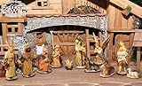 Figuren für große Weihnachtskrippen aus Holz hochwertige Krippenfiguren KFG-HO Holzfiguren-OPTIK handbemalt und GEBEIZT – präsise saubere Gesichtszüge Mienen natürliche Mimik - 7