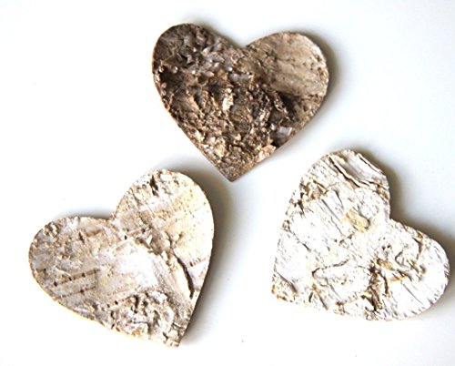 Deko-Streuer „Herz“ natur im 80er Set