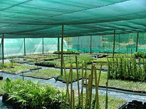 Schattiernetz 55% 60g/m2 Schattiergewebe Sonnenschutz Zaunblende 6 Größen (1,5x25m) - 7