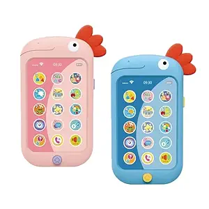 WOW Toys - Delivering Joys of Life Mobile Phone Toys for Kids Smart Phone Musical Sound Toys for Birthday Gifts for Boys, Girls, Pack of 1|| Colour May Vary