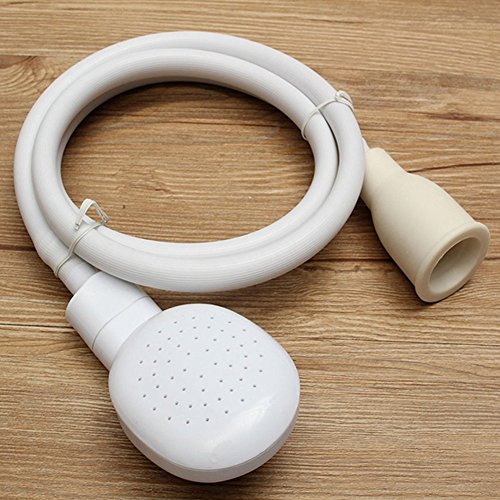 LILYS-PET-White-Portable-Pet-Dog-Cat-Shower-Head-SprayQuickly-and-Easily-Connect-to-the-Faucet