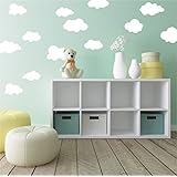 Wandaufkleber 20 Wolken Wandtattoo Wandsticker Sticker Wanddeko Kinderzimmer Himmel