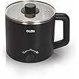 Glen Multicooker Electric Kettle 1.5 Litre Cook & Boil 600W- Silver and Black (9016 EX)