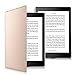 Produktbild kobo aura one Hülle, IVSO Ultra Schlank Superleicht Ständer Slim Leder zubehör Schutzhülle für kobo aura one perfekt geeignet (Für Kobo Aura One, Golden)