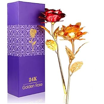 Rose 24k Vergoldet Rose Blume Mit Geschenk Box Beste