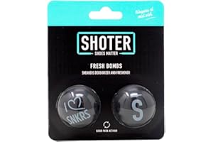 SHOTER SHOES MATTER SHOTER Fresh bombs. Aromatizador para tus zapatillas, mochilas, bolsa de deporte, dejando un aroma fresco y agradable. Ideal para tu calzado deportivo, de trabajo y mochilas.