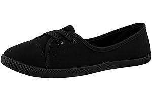 Elara Ballerines Plates à Lacets Chunkyrayan pour Femme