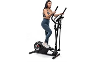‎TECHFIT TechFit E300 Cross Trainer, Elliptical Trainer for Home, Weight Loss Machine for Cardio and Fitness Exercises, Magnetic Resistance Device Suitable for Indoor Use 120 x 58 x 155 cm