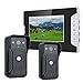 Price comparison product image 7 Inch Color Lcd Video Doorbell Intercom Kit 2-camera 1-monitor Night Vision Lock-control Handsfree Intercom with 700TVL Camera