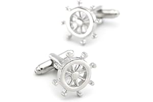 Gemelolandia | spinki do mankietów Timon oryginalne spinki do mankietów na koszule | dla mężczyzn i chłopców | prezenty na ślub, komunię, chrzest i inne imprezy | różne modele na każdą okazję, Wielobarwny