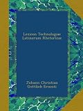 Image de Lexicon Technologiae Latinorum Rhetoricae