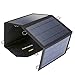 Produktbild 21W Solar Ladegerät mit 2 USB Ladeanschluss, Faltbares Solarladegerät für Outdoor Camping / Wanderung / Bergsteigen, Wasserdicht Sonnenkollektor für iPhone, iPad, Samsung Galaxy, Android Mobiltelefon, Smartphone, Tablet usw.