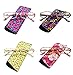Produktbild VEVISTARS Lesebrille Damen Leicht Federscharniere Rechteckige Lesehilfen Blumen Vintage Arbeitsplatzbrille mit Tasche 1.0 1.25 1.5 1.75 2.0 2.25 2.5 2.75 3.0 3.5 4.0 (4x Blumen, 1.5)