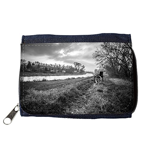 Preisvergleich Produktbild Portemonnaie Geldbörse Brieftasche / / M00292702 Rollstuhl Einsame Physical Krankenhaus / / Purse Wallet