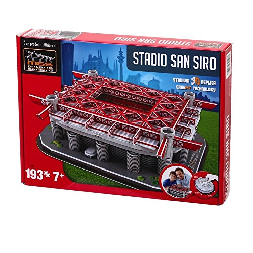 Nanostand San Siro Milan AC Puzzle - Red/Grey, Size One
