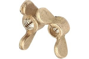Yudesun Tuerca de Mariposa Sujetadores - Latón Tuerca de Mariposa Tornillo Torcedura de la Mano Tapa de Rosca Componentes M4 M5 M6 M8 M10 M12 M14 M16 M20