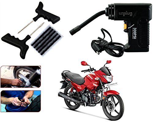 Unplug Clip Terminal Inflator For Car /Bike/Motorcycle/Scooty With Puncture Repair Kit -UNP TIF00B410 (Black)with 1 Year Warranty For - Hero Glamour RS.1449 (34.00% Off) - Amazon