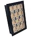 Produktbild Uhrenhuette Uhrenvitrine Wandvitrine für 12 Uhren schwarz 2097