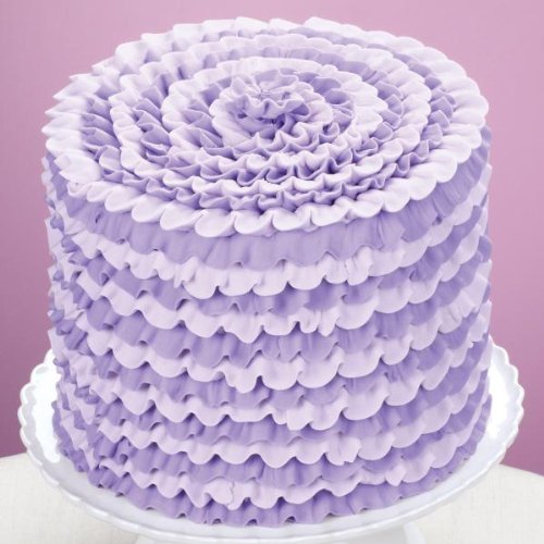 Wilton 307-301 Trim ‚N Turn Ultra Cake Stand Tortenuntersetzer, Kunststoff, weiß, 28 x 28 x 7,5 cm - 3