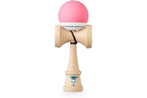 KROM Kendama Gioco - Pop Rosa - Equilibrio impeccabile - Abilità Cognitive migliorate - Equilibrio, riflessi e creatività migliorati - Modello Kendama PRO Fatto per Principianti e Professionisti.