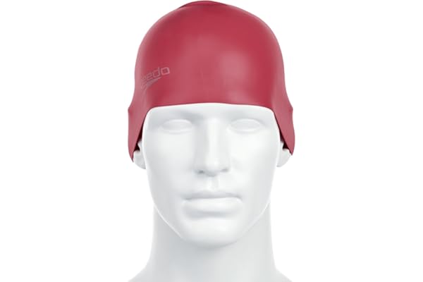 Speedo Plain Moulded Silicone Cap Gorro de natación Unisex Adulto