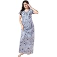 Soulemo Women Cotton Floor Length Nighty 1633