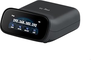 GL.iNet Comet Pro (GL-RM10) Remote KVM over Wi-Fi, Dual Band Wi-Fi 6, 4K@30FPS Passthrough, Touchscreen, 32GB eMMC, Tailscale Support, Remote Access for Disaster Recovery, Home Office, IT professional